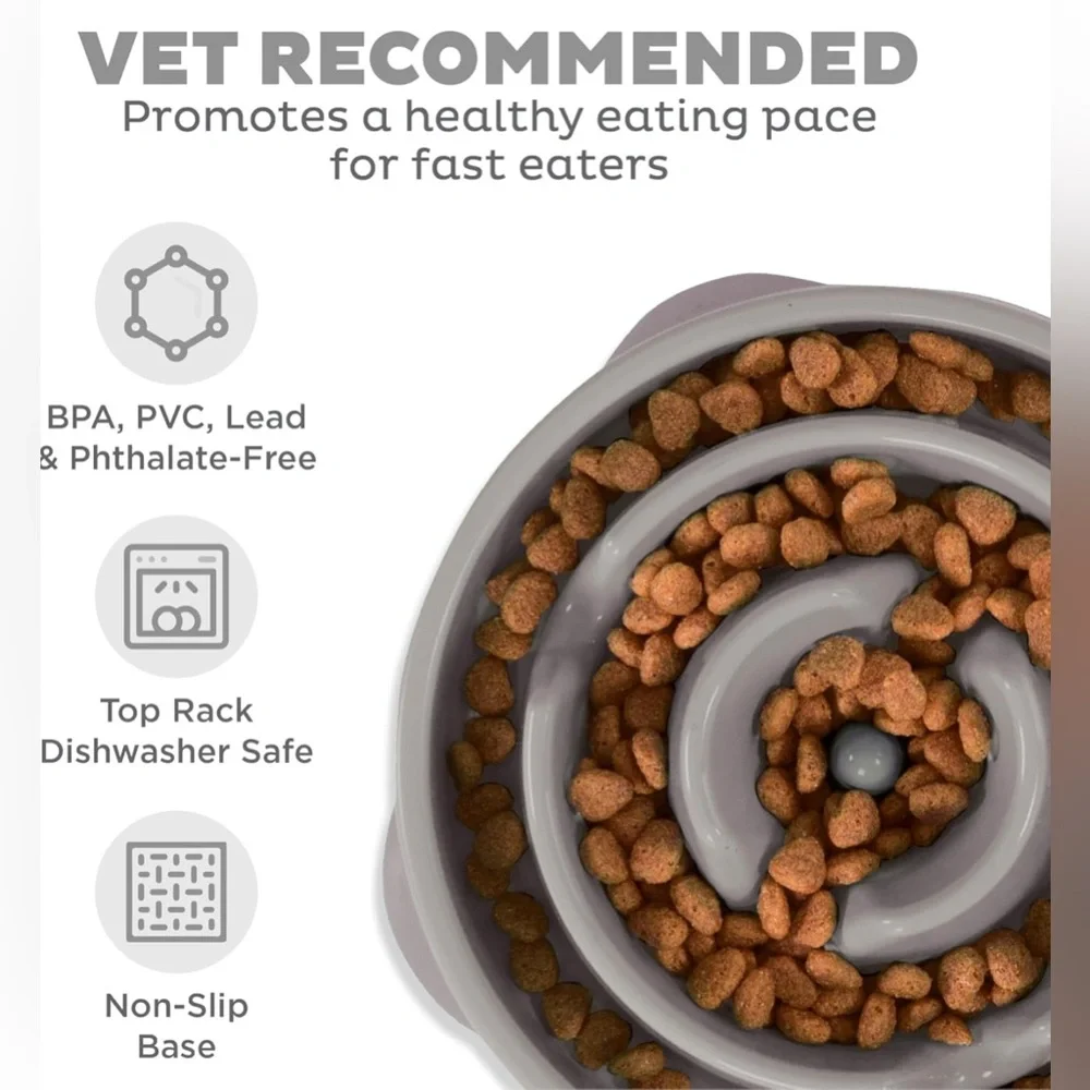 BUNDLE of 2 Slow Feeder Bowls for Dogs